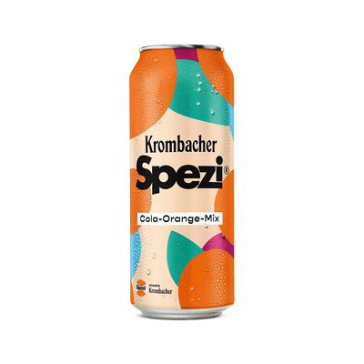 Eine Dose Krombacher Spezi Cola-Orange-Mix 500 ml