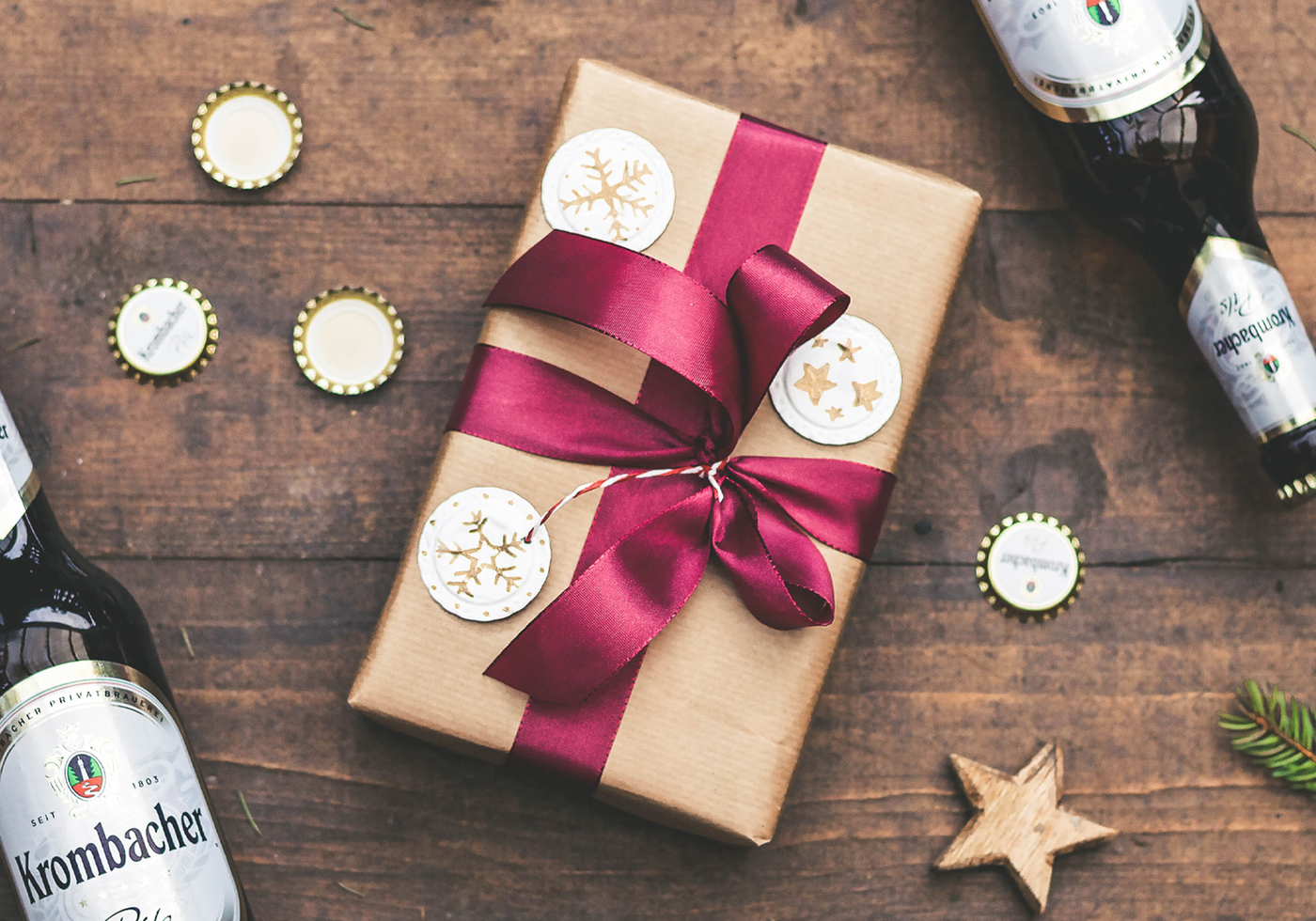 Krombacher Geschenkanhänger