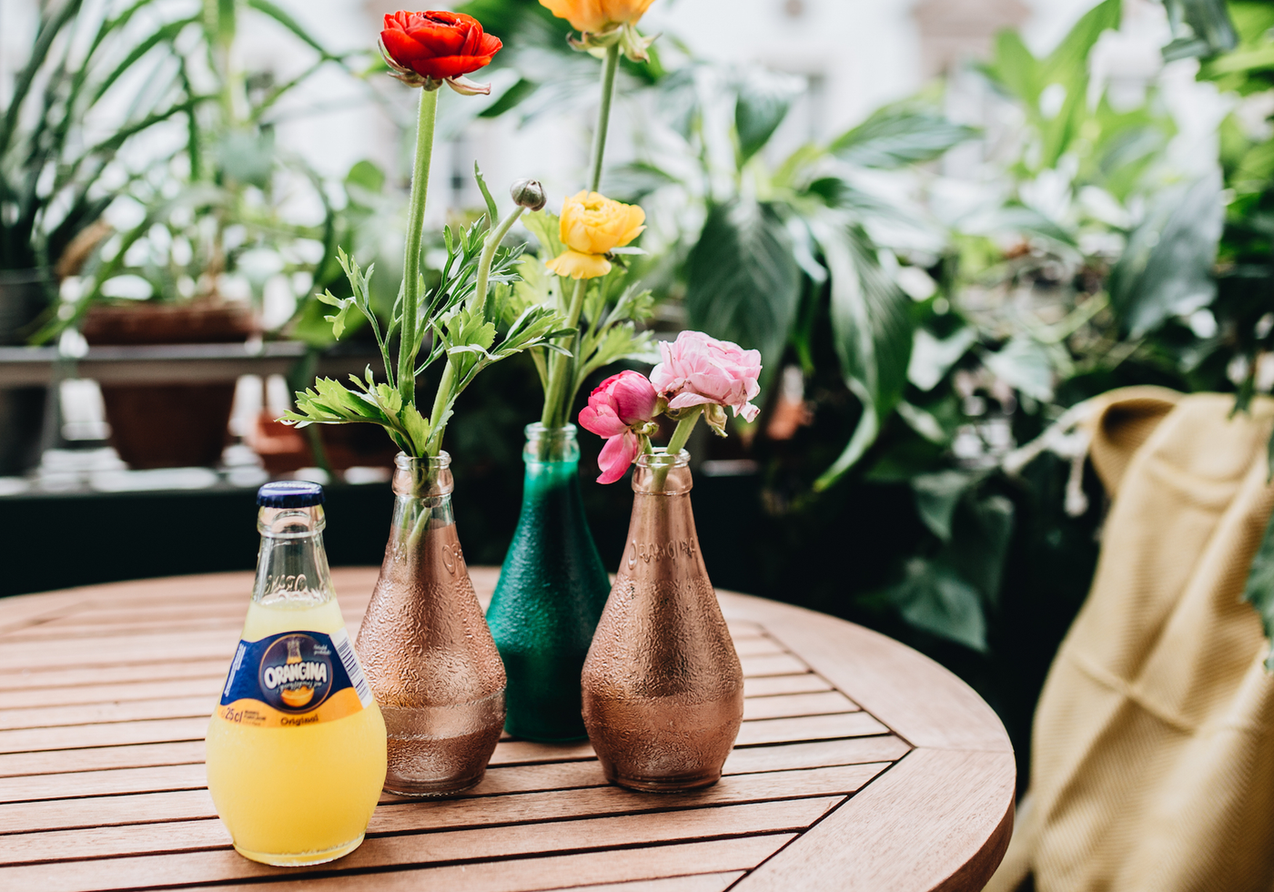 Orangina Vase