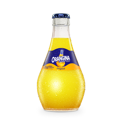 Orangina Original Limonade Glasflasche