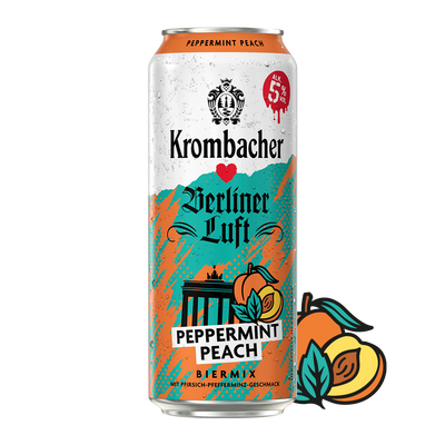Produktbild Einzeldose Krombacher x Berliner Luft Peach