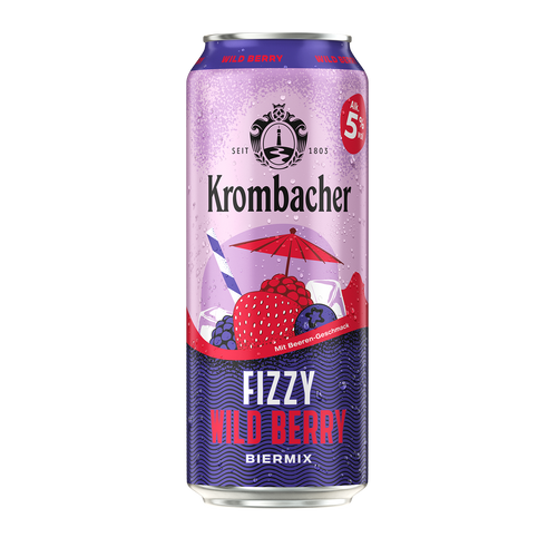 Krombacher Fizzy Wild Berry Biermix-Dose.