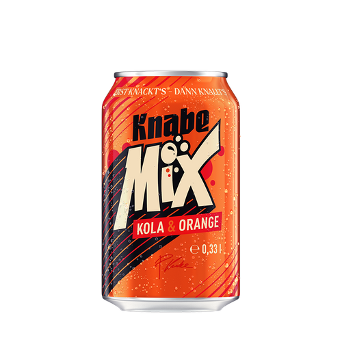 Dose mit oranger Knabe Mix Kola & Orange Limonade