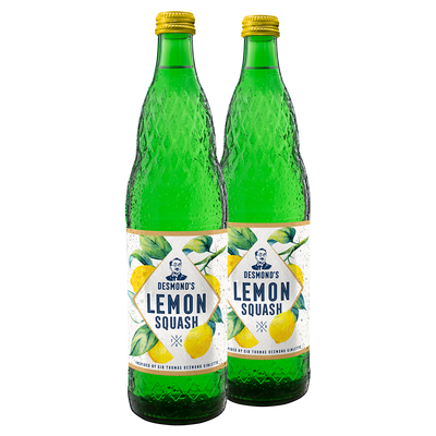 2 x 0,75L Einweg Desmond's Lemon Squash