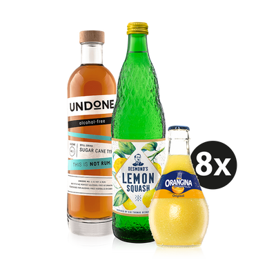 Mixing Bundle Undone No. 1 & Orangina Original & Desmond's Lemon Squash