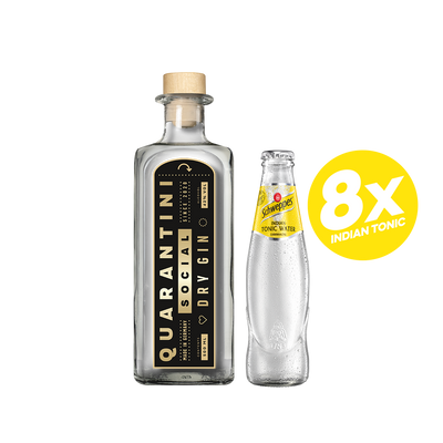 Mixing Bundle Quarantini Dry Gin & Schweppes (0,2l)